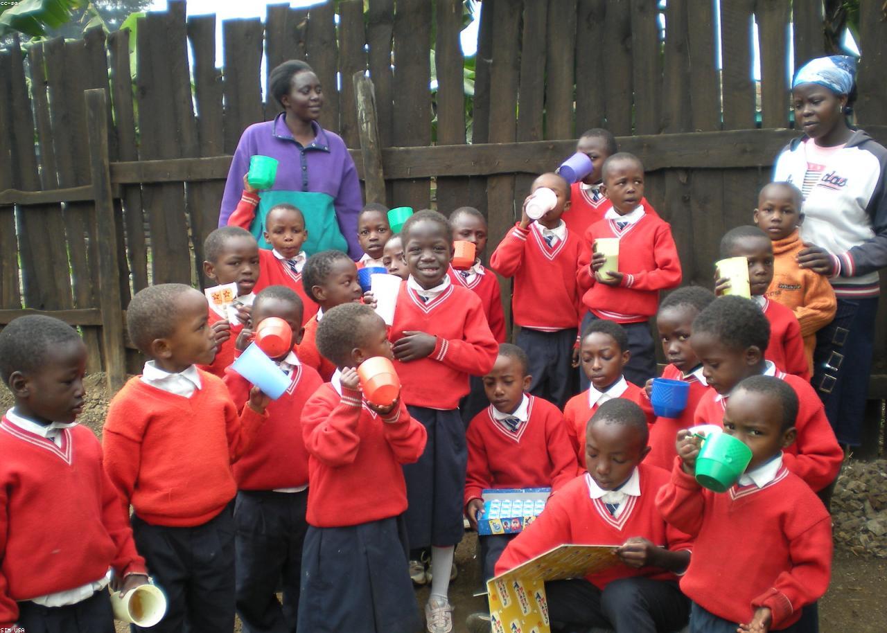 Children in school uniform in Nigeria